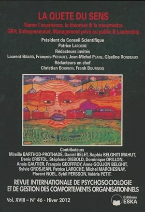 Revue internationale de psychosociologie volume XVIII n°46 - Collectif