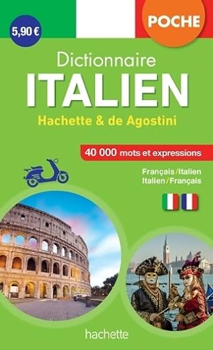 Dictionnaire Poche Hachette De Agostini - Bilingue Italien - Collectif