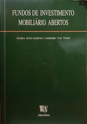 Image du vendeur pour FUNDOS DE INVESTIMENTO MOBILIRIO ABERTOS. mis en vente par Livraria Castro e Silva