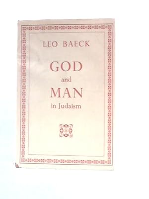 Bild des Verkufers fr God and Man in Judaism zum Verkauf von World of Rare Books