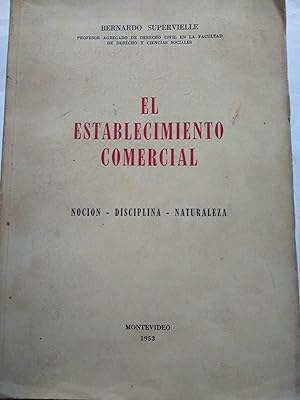 Imagen del vendedor de El establecimiento comercial a la venta por Libros nicos