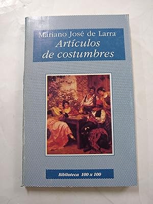 Imagen del vendedor de Articulos de costumbres a la venta por Libros nicos