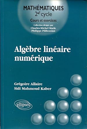 Bild des Verkufers fr Algbre linaire numrique zum Verkauf von Sylvain Par