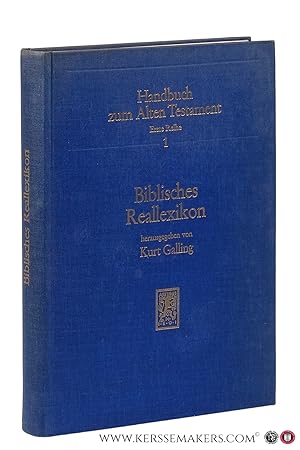 Bild des Verkufers fr Biblisches Reallexikon (BRL2). 2., neugestaltete Auflage mit 93 ein-und mehrteiligen Abbildungen und 2 Faltkarten. zum Verkauf von Emile Kerssemakers ILAB