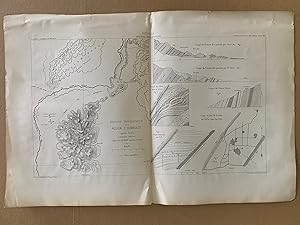 Géologie exploitation - Nevada - Esquisse topographique de la région d'Humbolt partie nord Distri...