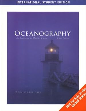 Image du vendeur pour Oceanography (ISE): An Invitation to Marine Science mis en vente par WeBuyBooks