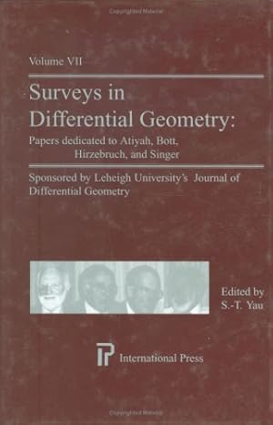 Image du vendeur pour Surveys in Differential Geometry: Vol 7 (International Press): v.7 mis en vente par WeBuyBooks