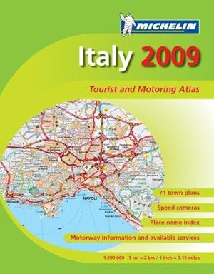 Seller image for MOT Atlas Italy 2009 (Michelin Tourist & Motoring Atlases): No. 1468 (Michelin Tourist and Motoring Atlases) for sale by WeBuyBooks