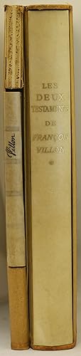 Image du vendeur pour LES DEUX TESTAMENTS DE FRANCOIS VILLON mis en vente par Librairie de l'Univers