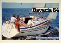 Bild des Verkufers fr Original brochure Bavaria 34 Sailing Boat zum Verkauf von nautiek