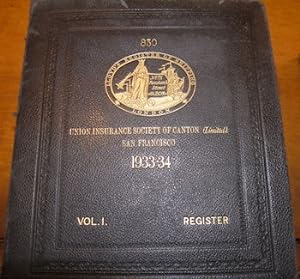 Lloyd's Register Of Shipping. 1935-36. 850. Union Insurance Society of Canton (Limited). San Fran...