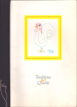 Bild des Verkufers fr Menu - Trente-Septime Anniversaire de Traditions & Qualit. Ritz, Paris. zum Verkauf von Wittenborn Art Books