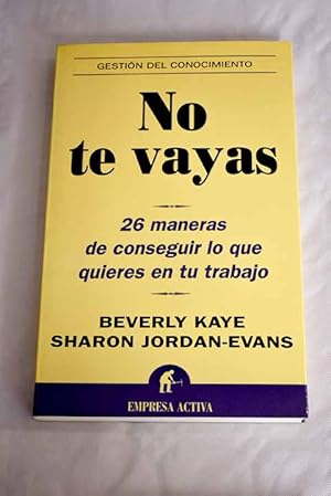 Seller image for No te vayas for sale by Alcan Libros