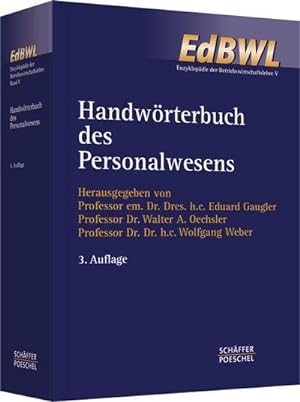 Seller image for Handwrterbuch des Personalwesens (HWP) for sale by BuchWeltWeit Ludwig Meier e.K.