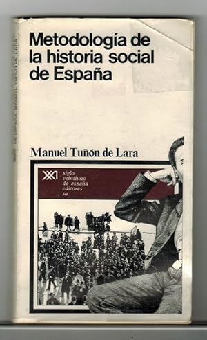Bild des Verkufers fr Metodologa de la historia social de Espaa. zum Verkauf von La Librera, Iberoamerikan. Buchhandlung