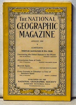 Imagen del vendedor de The National Geographic Magazine, Volume 46, Number 2 (August 1924) a la venta por Cat's Cradle Books