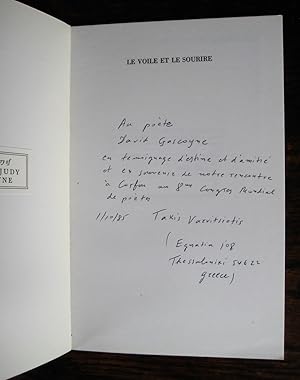 Bild des Verkufers fr La Voile et le sourire. (Posie sans Frontire) zum Verkauf von James Fergusson Books & Manuscripts