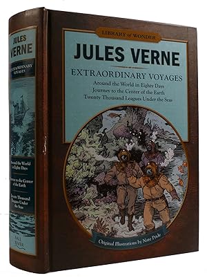 Imagen del vendedor de EXTRAORDINARY VOYAGES: AROUND THE WORLD IN EIGHTY DAYS, JOURNEY TO THE CENTER OF THE EARTH, TWENTY THOUSAND LEAGUES UNDER THE SEAS Library of Wonder a la venta por Rare Book Cellar