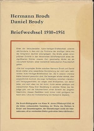 Briefwechsel 1930 - 1951. Herausgegeben von Bertold Hack und Marietta Kleiß. Mit einer Vorbemerku...