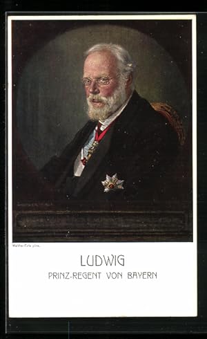 Bild des Verkufers fr Ansichtskarte Se. Knigliche Hoheit Prinz Ludwig III. von Bayern zum Verkauf von Bartko-Reher