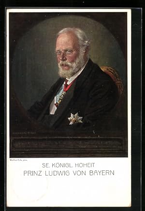 Bild des Verkufers fr Ansichtskarte Se. Knigliche Hoheit Prinz Ludwig III. von Bayern zum Verkauf von Bartko-Reher