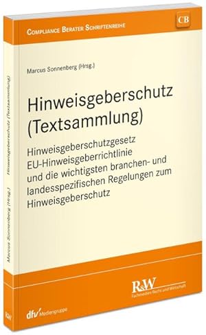 Seller image for Hinweisgeberschutz (Textsammlung) for sale by Rheinberg-Buch Andreas Meier eK
