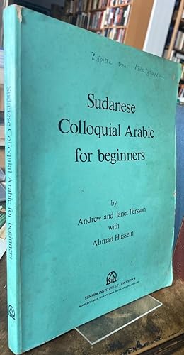 Sudanese Colloquial Arabic for beginners.