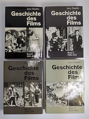 Seller image for Geschichte des Films Band 1: 1895-1928; Band 2: 1928-1933; Band 3: 1934-1939; Band 4: 1939-1945 for sale by Leipziger Antiquariat