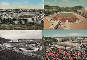 Rome Munich Greece Olympic Games Stadiums 4x Postcard s