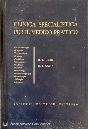 Immagine del venditore per Clinica specialistica per il medico pratico venduto da librisaggi