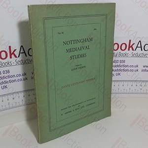 Nottingham Mediaeval Studies, Volume IX, 1965