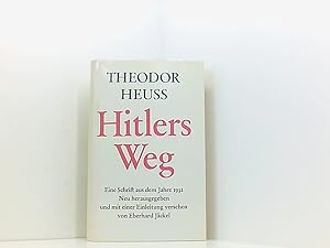 Bild des Verkufers fr Hitlers Weg: Eine Schrift aus dem Jahre 1932 zum Verkauf von Book Broker