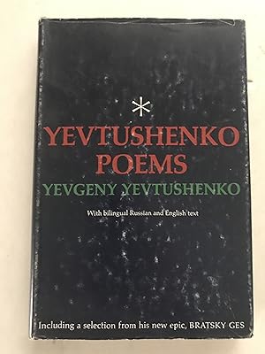 Image du vendeur pour Yevtushenko Poems (Bilingual Edition) mis en vente par Sheapast Art and Books