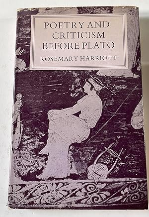 Image du vendeur pour Poetry and Criticism before Plato mis en vente par Elder Books