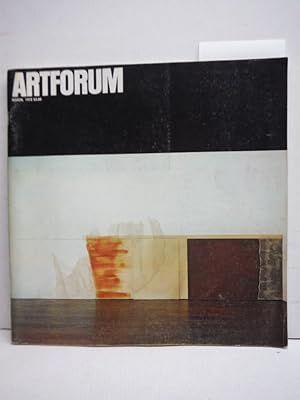 Artforum Magazine March 1972 Poons Lichtenstein Dziga Vertov Ed Moses Rockburne