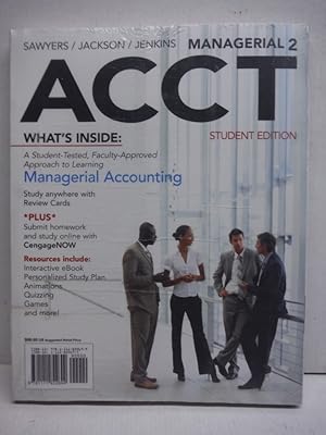 Seller image for Managerial ACCT2 (with CengageNOW with eBook Printed Access Card) for sale by Imperial Books and Collectibles