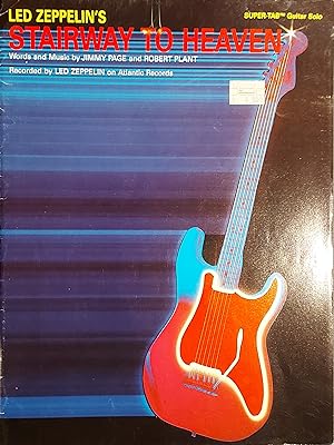 Led Zepplin's Stairway To Heaven Tab Book -Includes Super Tab Guitar Solo