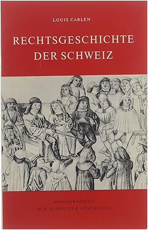 Bild des Verkufers fr Rechtsgeschichte der Schweiz. Eine Einfhrung. Monographien zur Schweizer Geschichte zum Verkauf von Untje.com