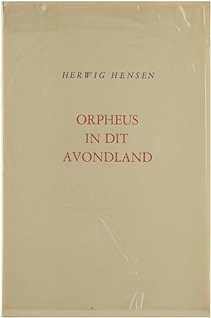 Immagine del venditore per Orpheus in dit Avondland venduto da Untje.com