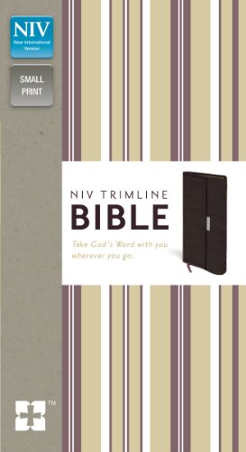 Seller image for NIV, Trimline Bible, Bonded Leather, Burgundy, Red Letter Edition for sale by savehere619