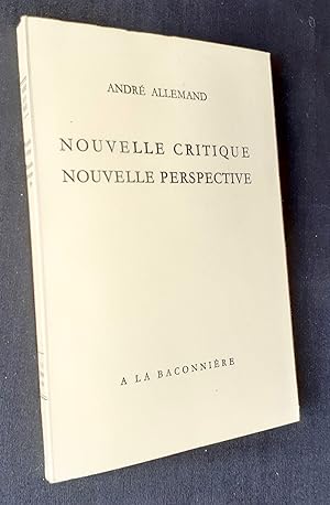 Seller image for Nouvelle critique, nouvelle perspective. for sale by Le Livre  Venir