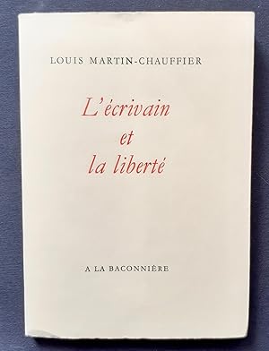 Seller image for L?crivain et la libert. for sale by Le Livre  Venir