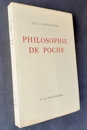 Imagen del vendedor de Philosophie de poche. a la venta por Le Livre  Venir