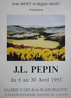 Image du vendeur pour Jean-Louis PEPIN : Paysages de Provence, Affiche originale d'poque mis en vente par Artfever