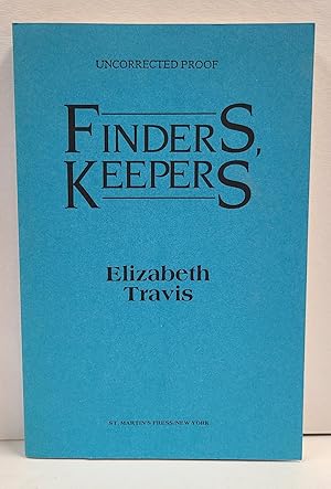 Seller image for Finders, Keepers for sale by Tall Stories Book & Print Gallery