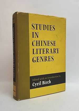 Studies in Chinese Literary Genres