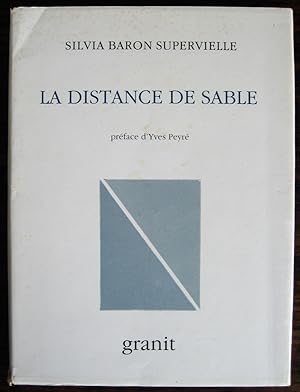 Seller image for La Distance de sable: [pomes]. Prface de Yves Peyr. (Collection de la Clef) for sale by James Fergusson Books & Manuscripts