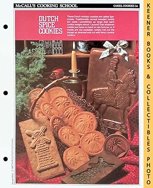 McCall's Cooking School Recipe Card: Cakes, Cookies 34 - Speculaas : Replacement McCall's Recipag...