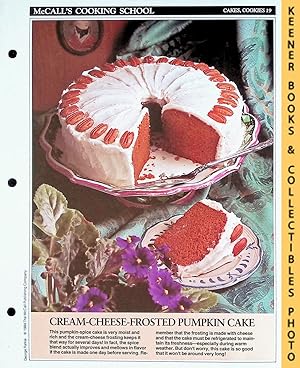 McCall's Cooking School Recipe Card: Cakes, Cookies 19 - Pumpkin Cake With Cream-Cheese Frosting ...