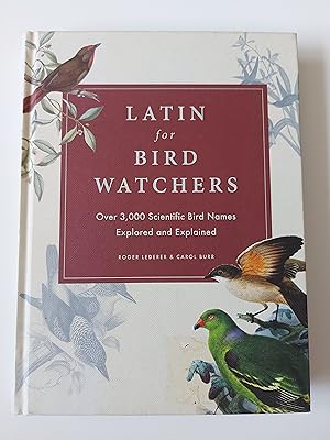 Imagen del vendedor de Latin for Bird Watchers a la venta por Berkshire Rare Books